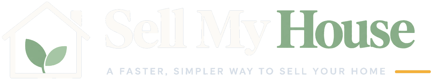 Sell My House logo (light, for dark backgrounds)